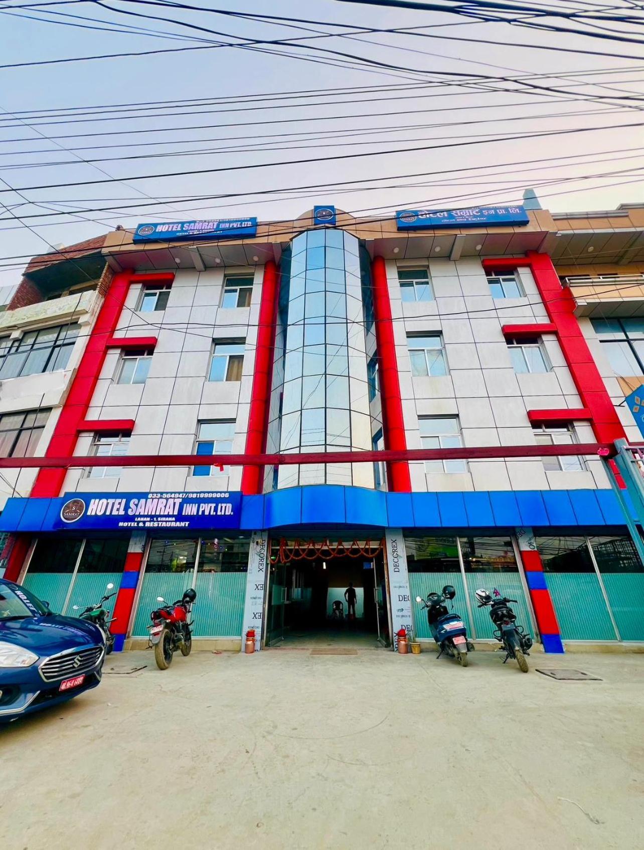 Hotel Samrat Inn Pvt Ltd Lahan Exterior foto